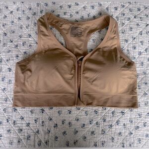 Jockey zip front sports or lounge bra